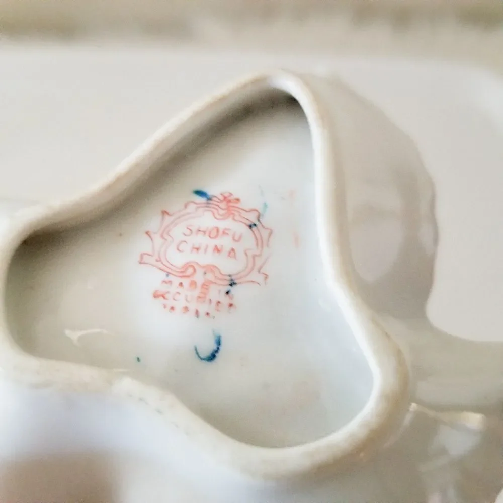 Vintage teabag plate occupied Japan